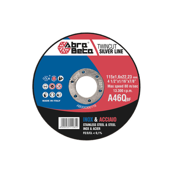 DISCO INOX TAGLIO ABRA BETA A46Q 115x1,6x22