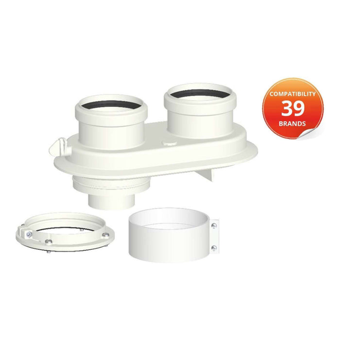 KIT SDOPPIATORE UNIVERSALE PPR Ø80 - 100/100