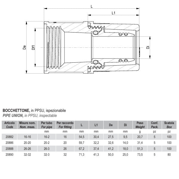 SAFETY BOCCHETTONE 20-20