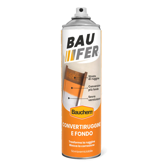 BAUFER CONVERTIRUGGINE SPRAY FONDO ORANGE ML500