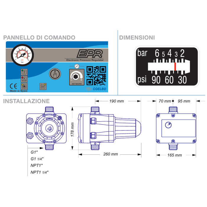 PRESCONTROL ELETTRONICO COELBO EPR 1"