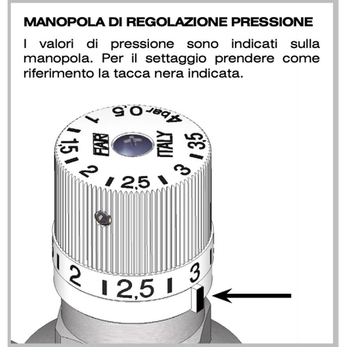 GRUPPO DI RIEMPIMENTO C/MANOMETRO FAR 1/2" MF