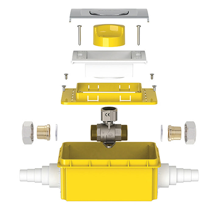 RUBINETTO GAS INCASSO FIV RAME 14