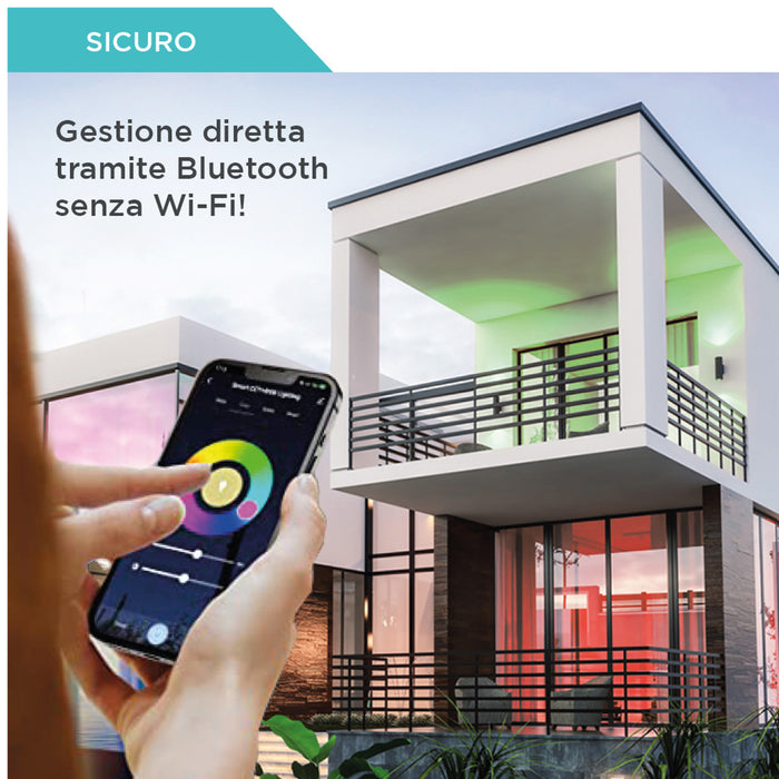 Lampada Goccia SMART BEACON TECH 10w RGB