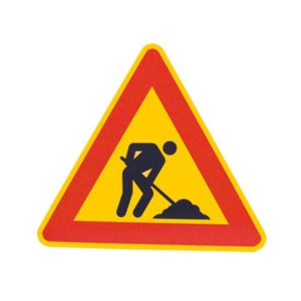 CARTELLO LAVORI IN CORSO TRIANGOLARE