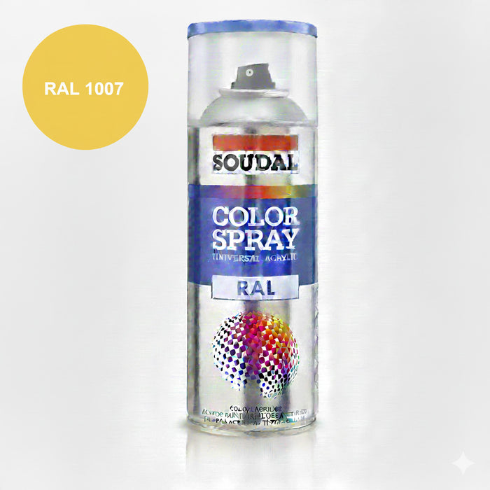 SMALTO ACRILICO SPRAY GIALLO CROMO ral 1007 ml400
