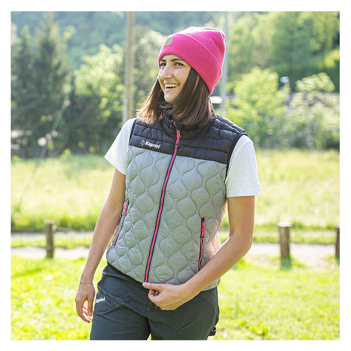 GILET DONNA THERMIC GRIGIO CHIARO S