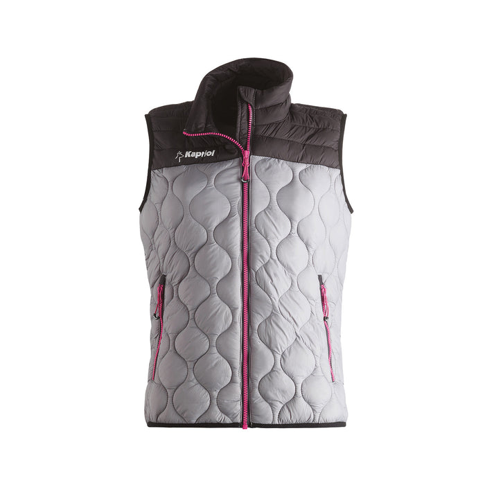 GILET DONNA THERMIC GRIGIO CHIARO S