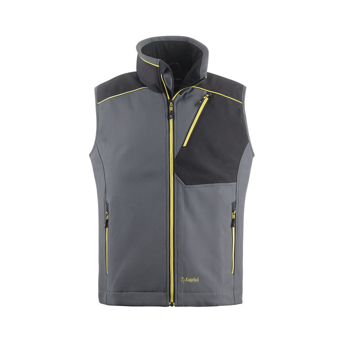 GILET IMBOTTITO DYNAMIC GRIGIO/NERO L