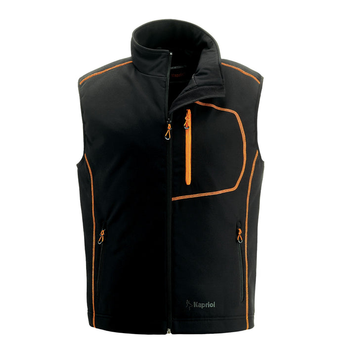 GILET IMBOTTITO DYNAMIC NERO/ARANCIO L