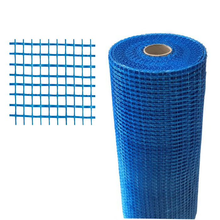 RETE INTONACO FIBRA GR110 BLU 10X10 MT1X50