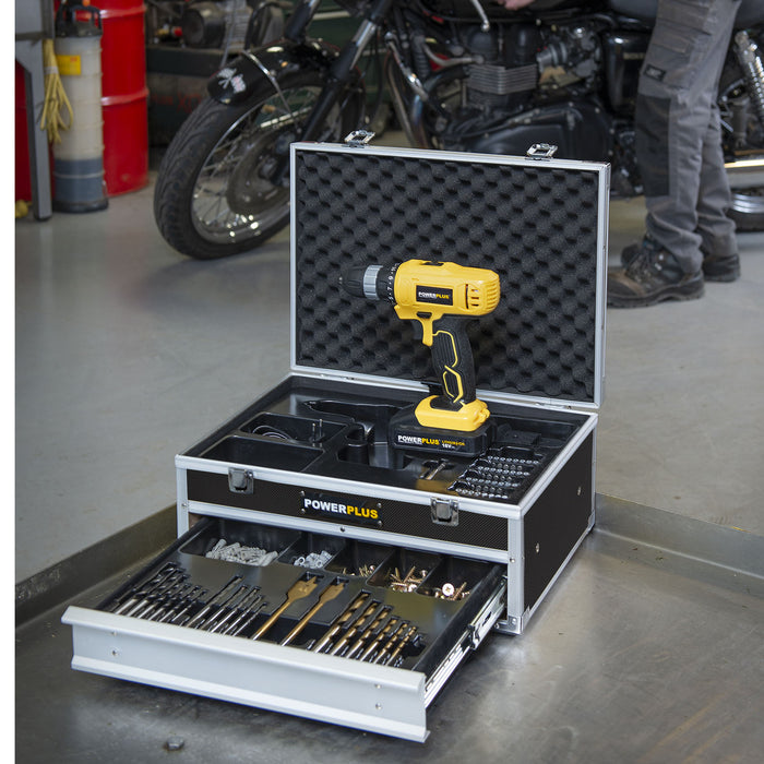 POWER KIT AVVITATORE 18V 2BATT +275 ACCESSORI