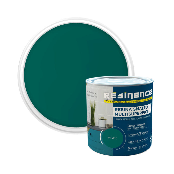 RESINENCE SMALTO Multisupporto VERDE 500ML