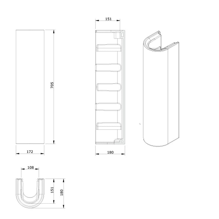 EASY COMPACT COLONNA LAVABO