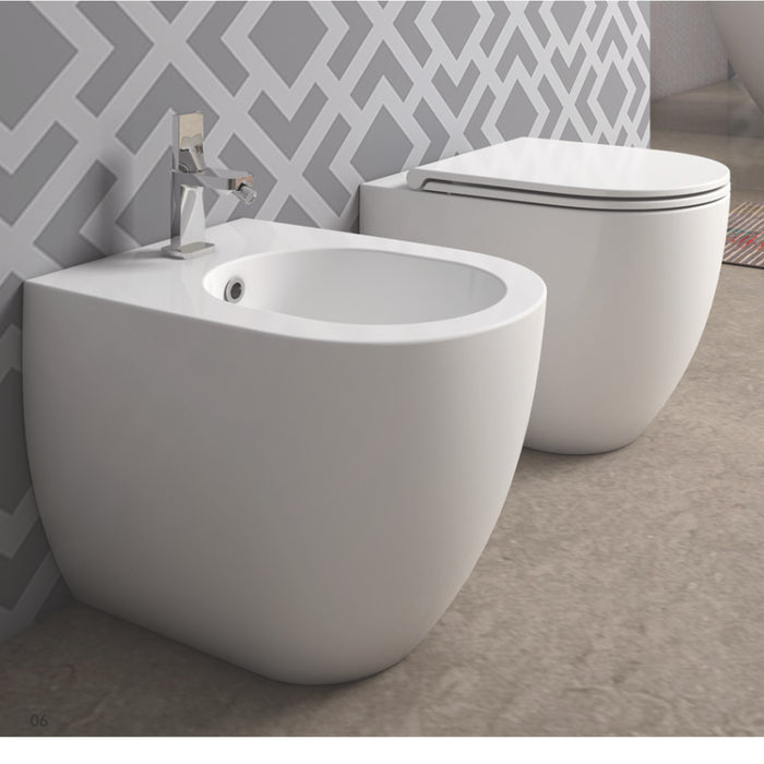 QUID RIMLESS INNOVA SERIE VASO+BIDET+SEDILE