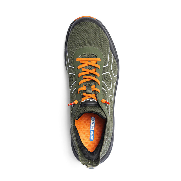 SCARPA BASSA FLEXIFLY VERDE/ARANCIO 40
