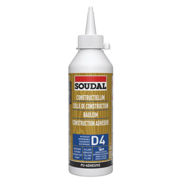 COLLA VINILICA POLIURETANICA D4 SOUDAL 250GR