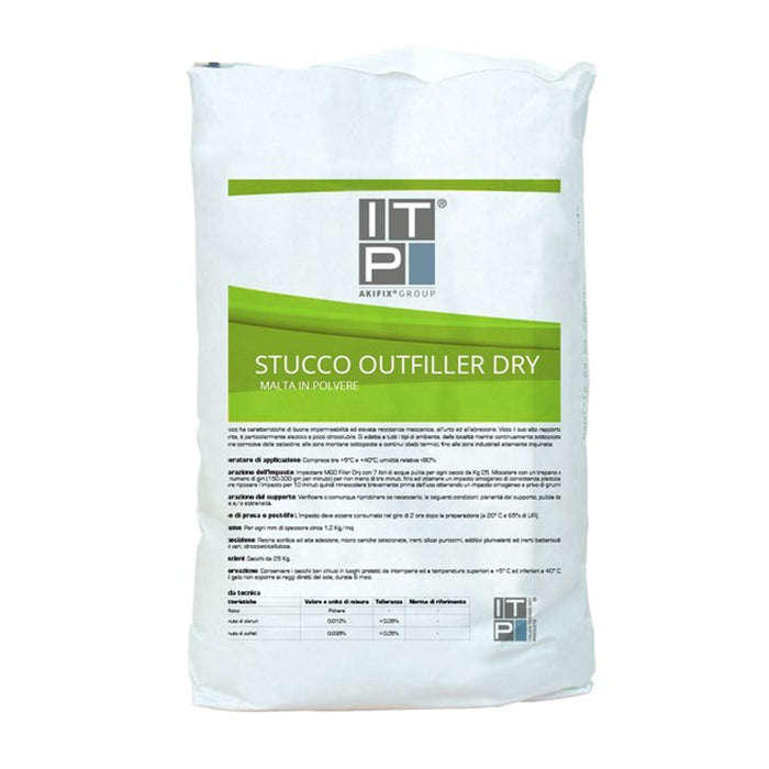 STUCCO-RASANTE OUT FILLER DRY 25KG