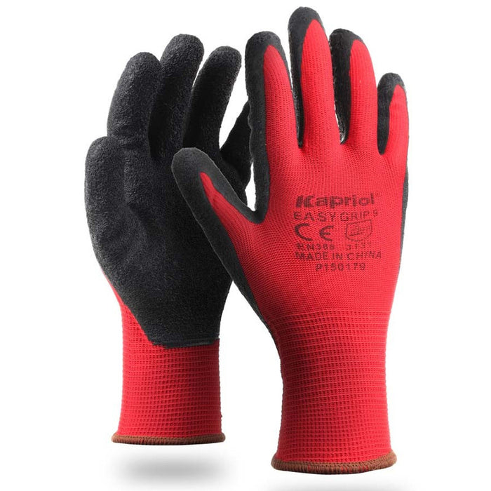 GUANTI EASY GRIP ROSSO KAPIOL TG 9