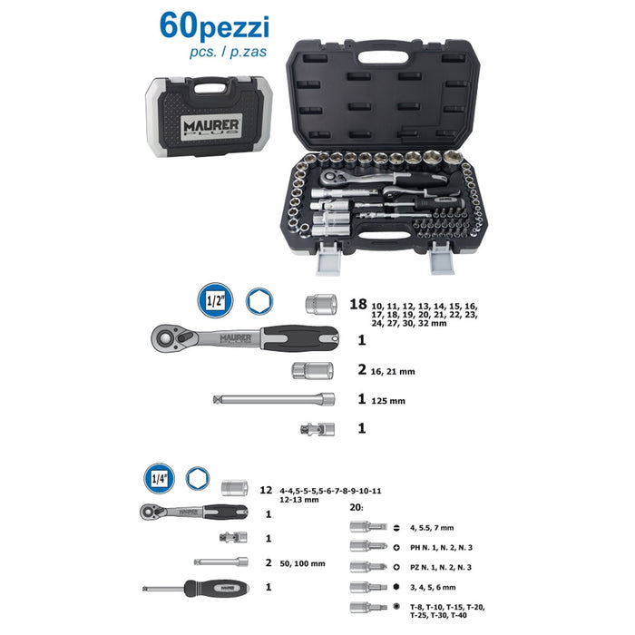 SET BUSSOLE E BITS IN VALIGIA PZ60