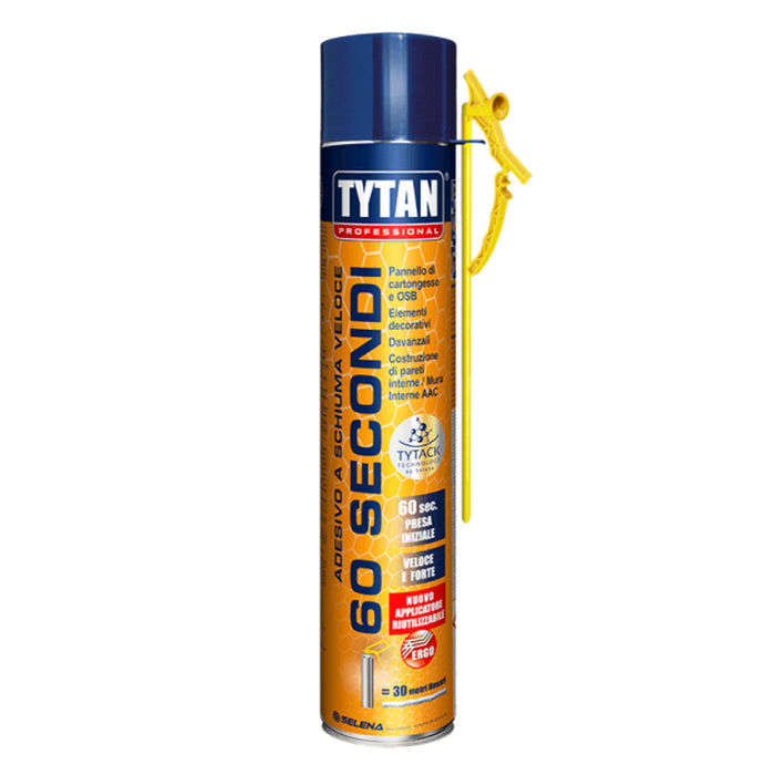 TYTAN SCHIUMA POLIURETANICA RAPIDA 60 SECONDI MANUALE 750ml