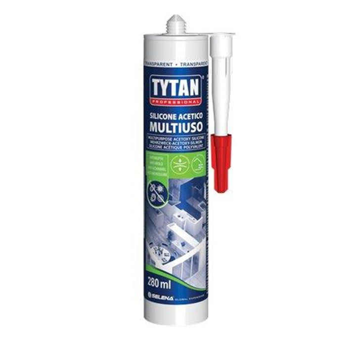 TYTAN SILICONE ACETICO TRASPARENTE 280ml