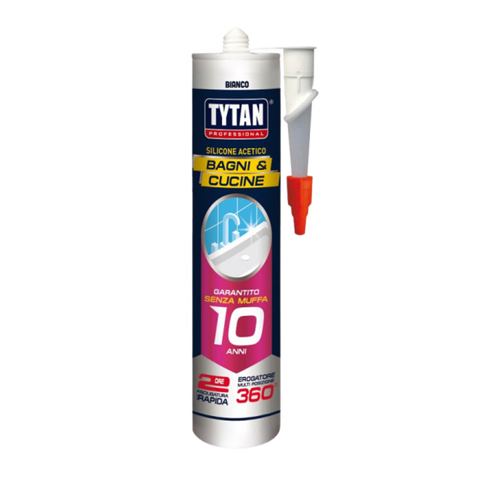 TYTAN SILICONE BAGNO E CUCINE BIANCO 280ML